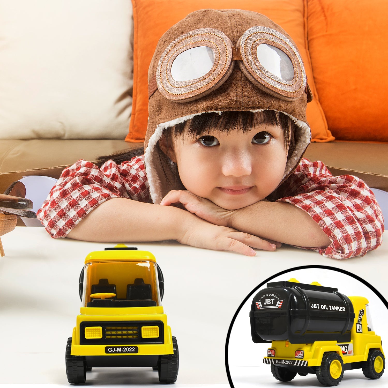 4484 Big Size Heavy Duty Unbreakable Friction Powered with Engine Sound While Running | Non Electric Toy |Tempo Oil - Water Tanker Vehicle Truck for Kids Size DeoDap 4484 Big Size Heavy Duty Unbreakable Friction Powered with Engine Sound While Running | Non Electric Toy |Tempo Oil - Water Tanker Vehicle Truck for Kids Size DeoDap